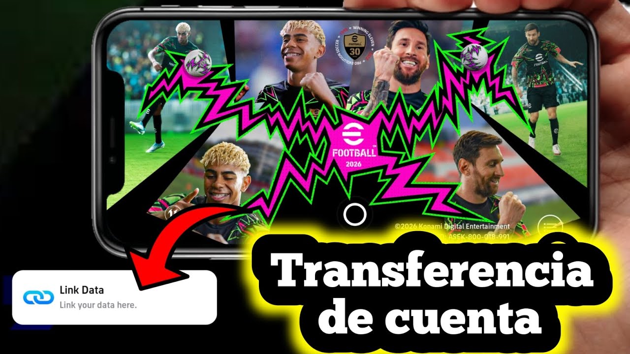 Cómo transferir una cuenta a un nuevo dispositivo en eFootball en 2026 | Guía completa para Android