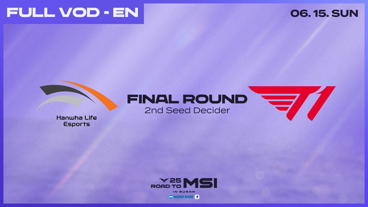 HLE vs T1 | Final Round | 2025 LCK Road to MSI