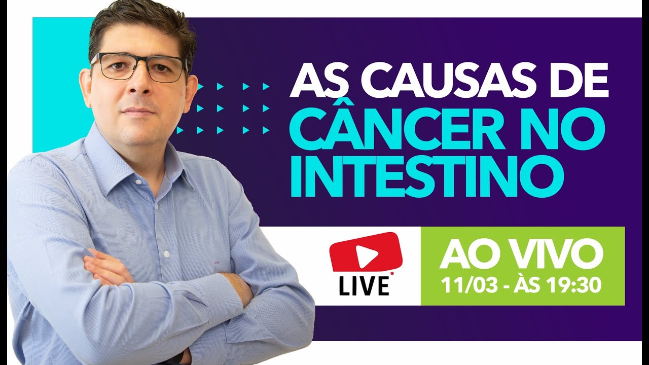 CÂNCER NO INTESTINO quais as causas | Live com o Dr Juliano Teles
