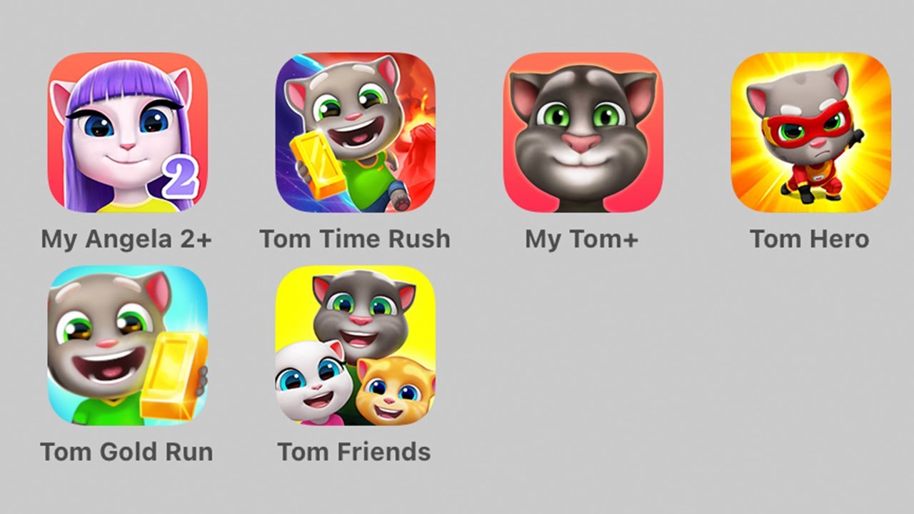 КОТ ТОМ My Talking Angela 2+,My Talking Tom Time Rush,Talking Tom Hero Dash,My Talking Tom & Friends