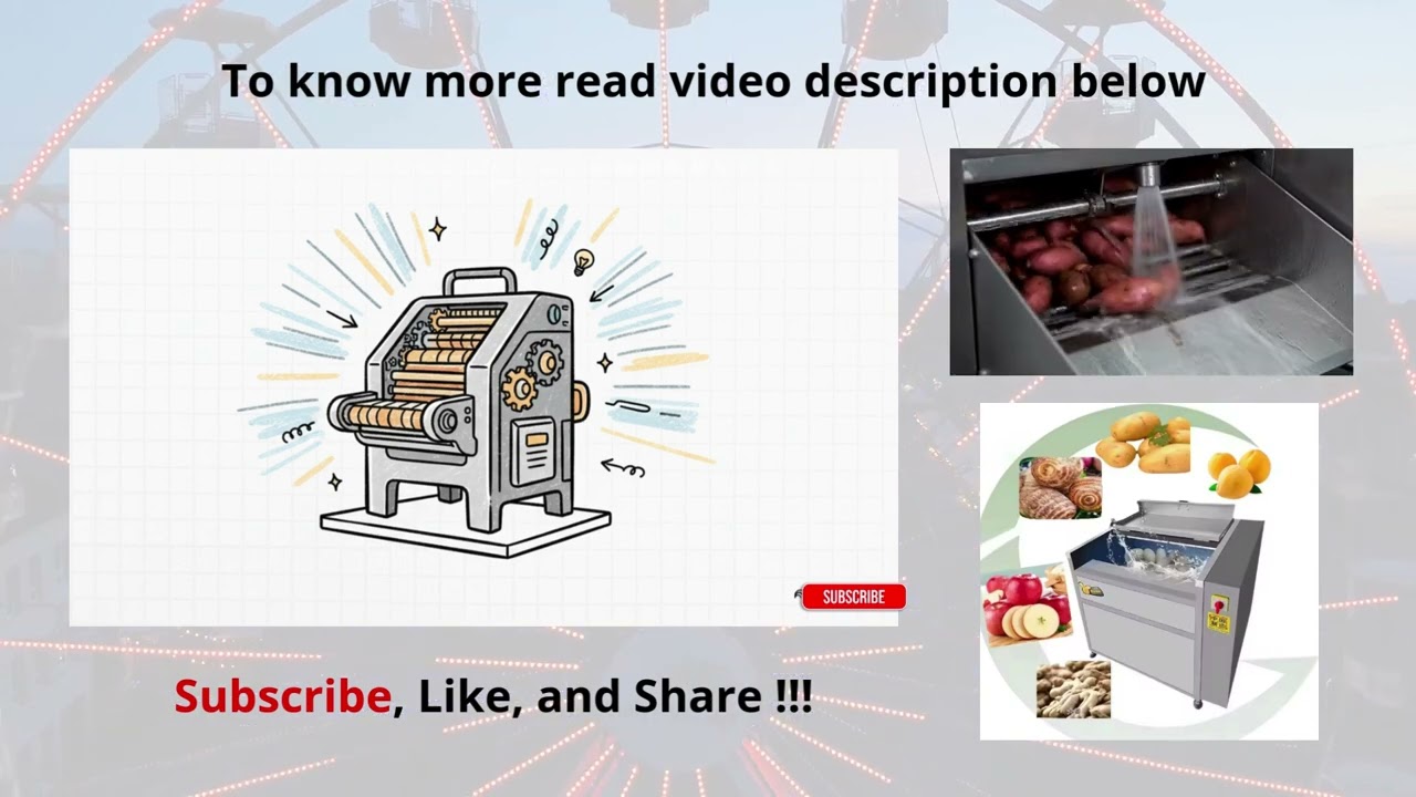 Revolutionize Your Kitchen: Commercial Sweet Potato Peeler & Washer