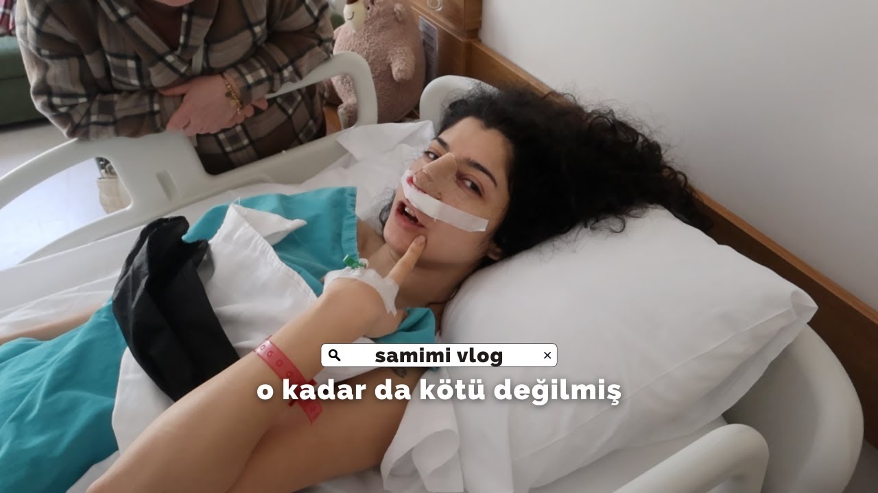 burun estetiği oldum 👃🏼 &ouml;ncesi & sonrası t&uuml;m s&uuml;re&ccedil;!  - samimi vlog 5 📍istanbul