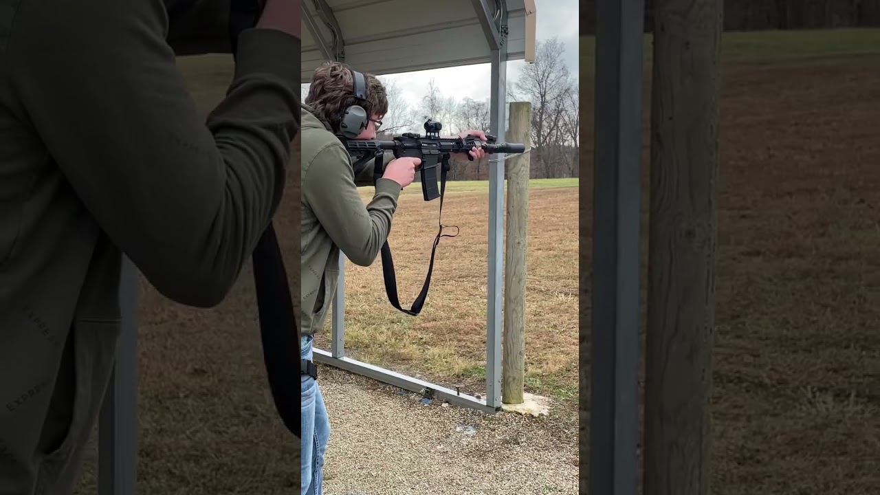 First Shots Through a NEW Surefire RC2 Suppressor. #shorts