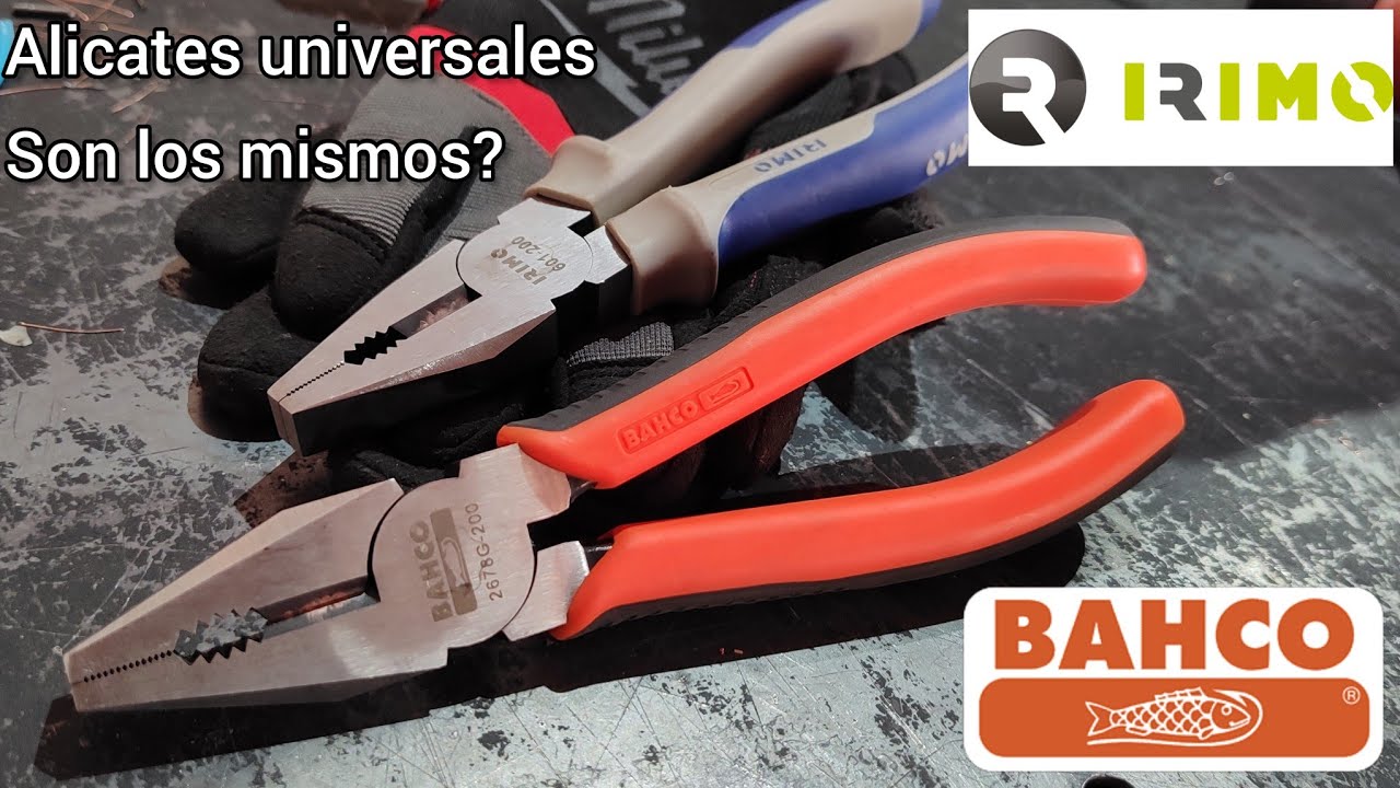 Pinza universal Bahco / IRIMO son las mismas?