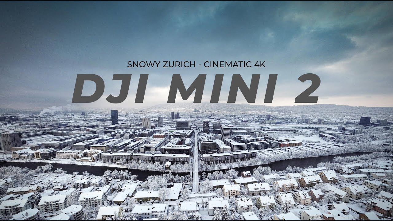 Snowy Zurich - DJI Mini 2 Cinematic 4K Footage