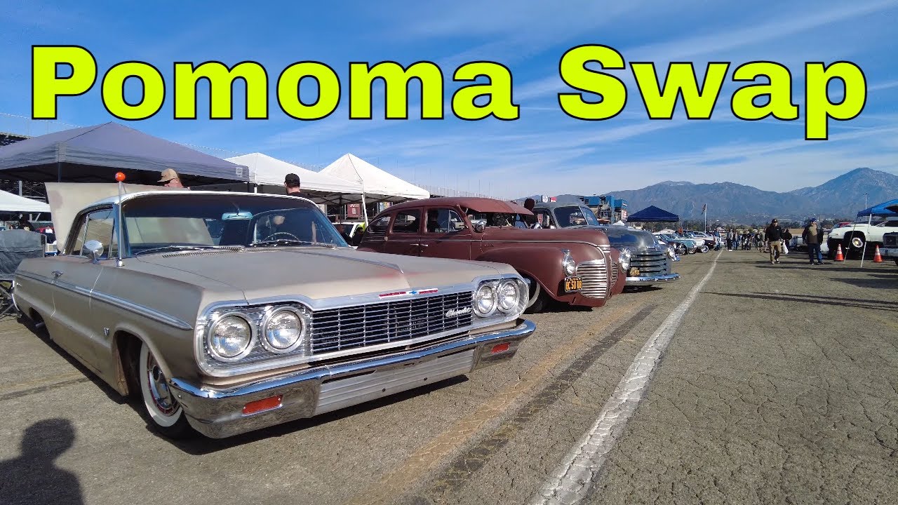 Pomona swap meet & Classic car show Virtual walk No talking actual sound. 4k