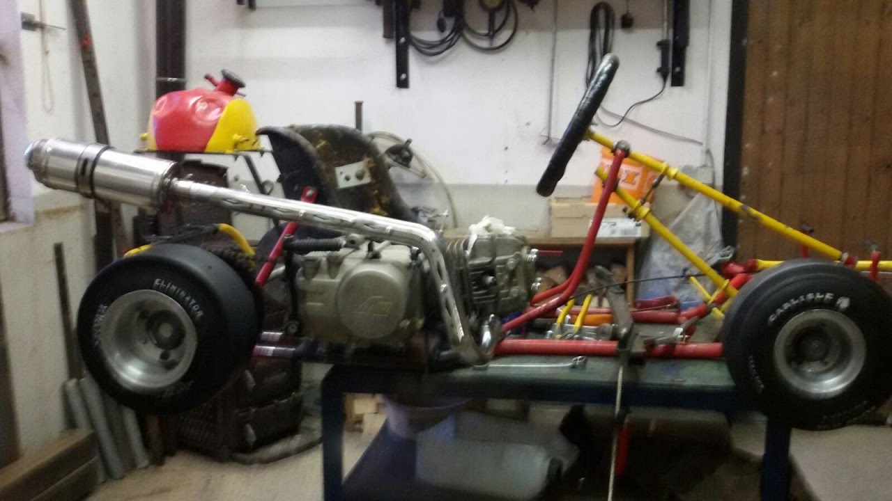 Go-Kart with a 125cc Dirt Bike engine