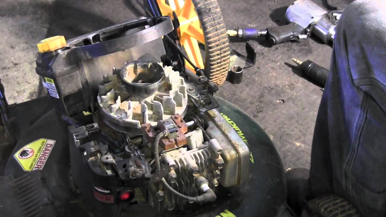 How to replace flywheel key on lawn mower