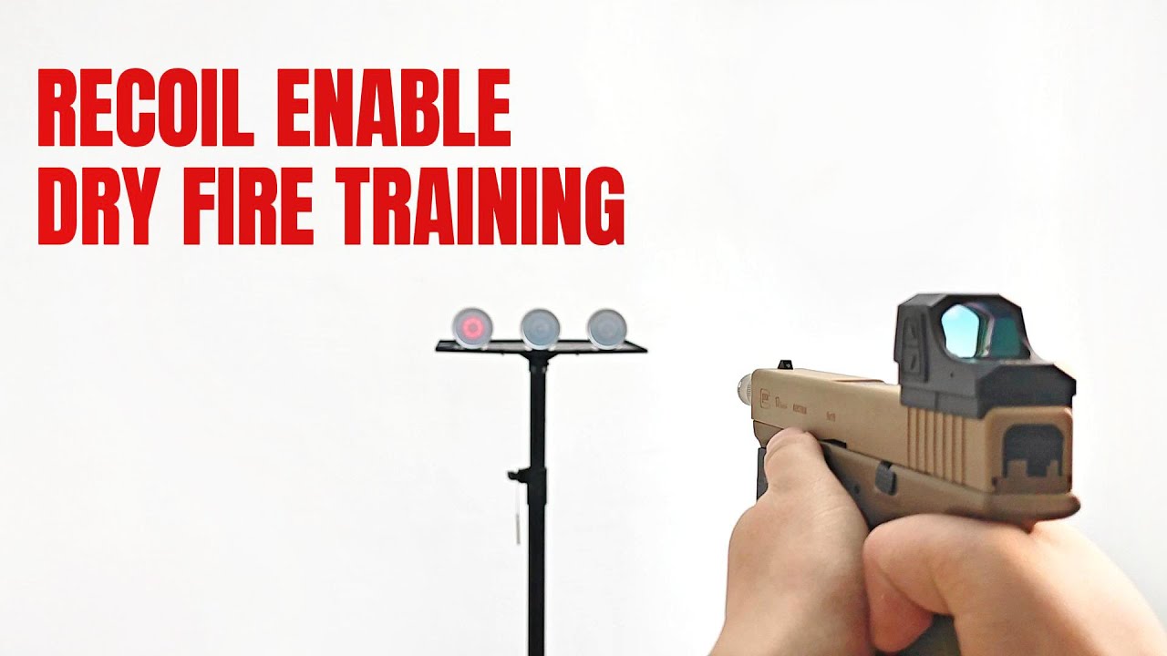Recoil-Enabled Dry Fire Training Laser Cartridge for Airsoft Pistols