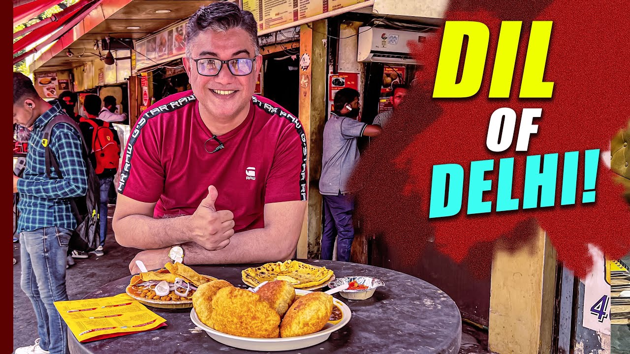 Most Popular DELHI STREET FOOD | Connaught Place | Bedmi Puri, Saag Mutton, Rajma Chawal, Rosogolla
