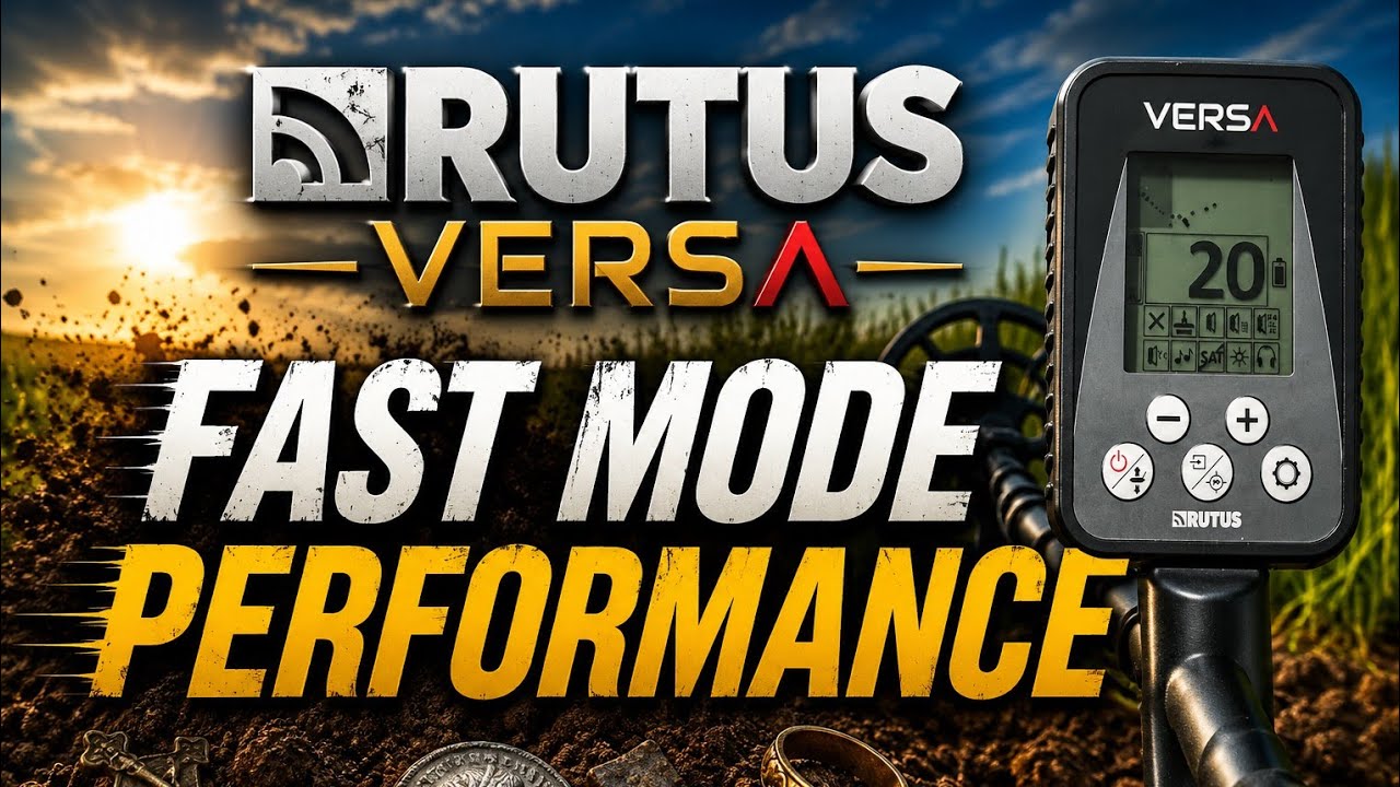 Rutus Versa 24DD Elliptical Coil Fast Mod Performance In Iron | Metal Detecting
