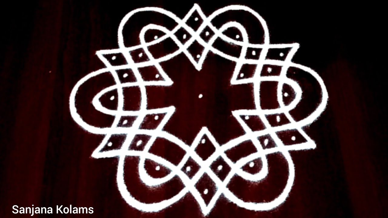 🌺5*3 Dot🌺 Easy Simple Beautiful and🌺Traditional KambiKolam🌺 Friday and Festival Rangoli