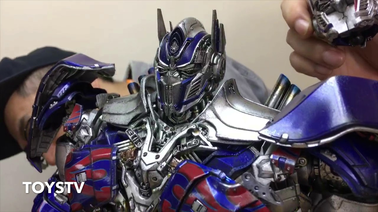 TOYSTV S7 EP7 P2「爆玩具」ThreeA Transformers 5: The Last Knight - Optimus Prime Unbox Part 2
