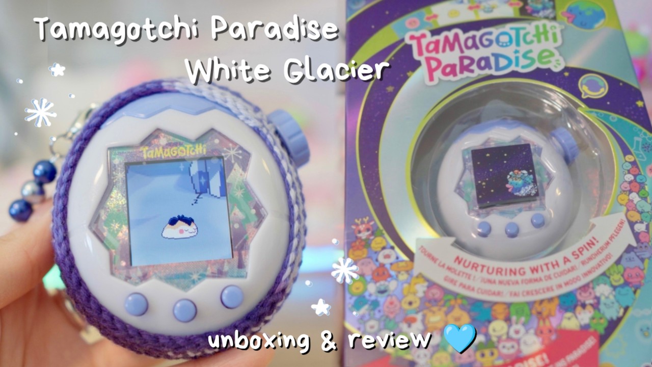 Tamagotchi Paradise White Glacier ❄️│ распаковка и обзор 🩵✨
