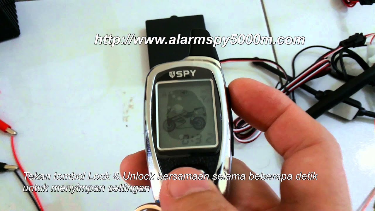 Alarm Motor SPY 5000M Microwave Sensor Setting