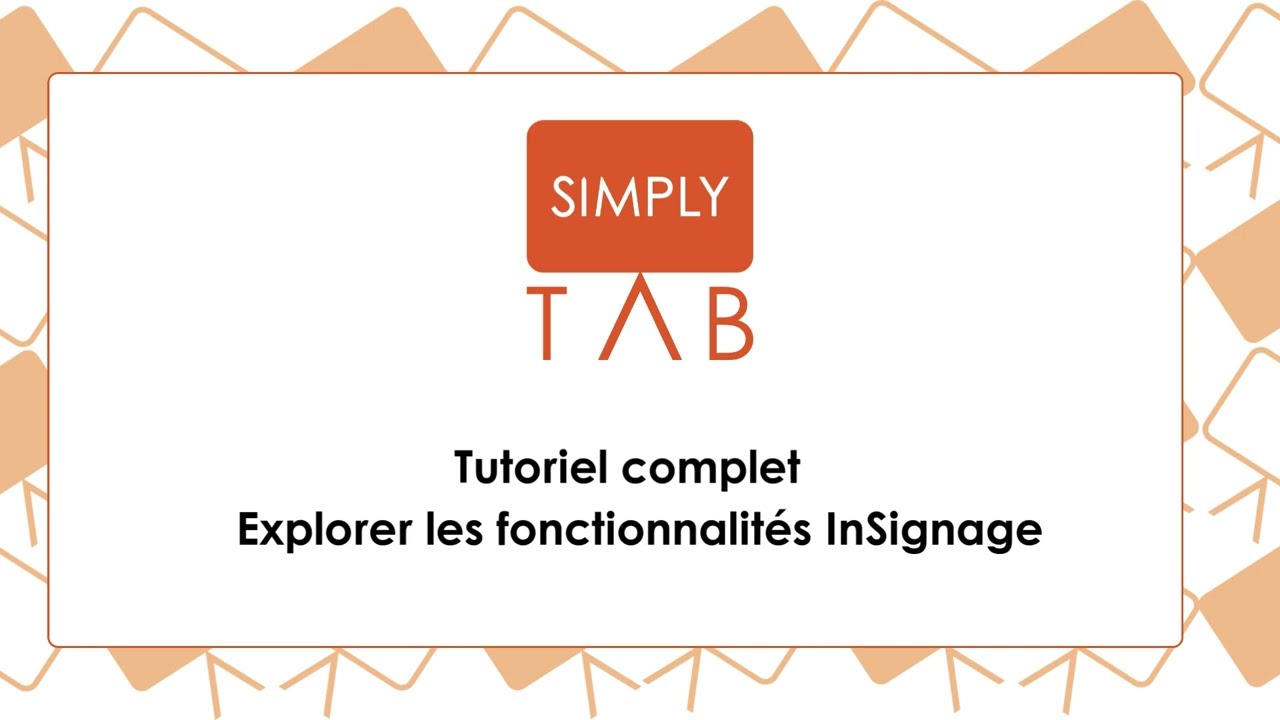 Tutoriel InSignage : utilisation du CMS