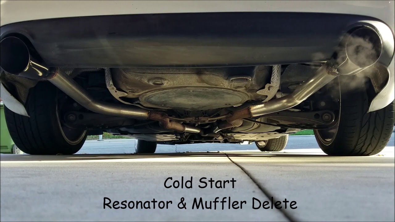 Audi A4 (B7) Muffler & Resonator Delete