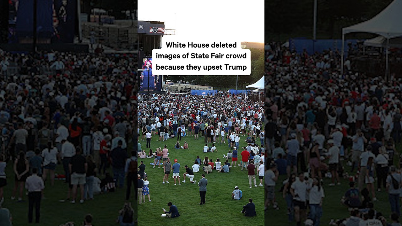 Фотографии с митинга Трампа удалили из-за размера толпы