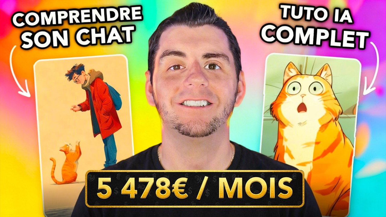 Cr&eacute;&eacute; des vid&eacute;os de CHATS avec l'IA en 3 &Eacute;tapes (Tutoriel Complet)