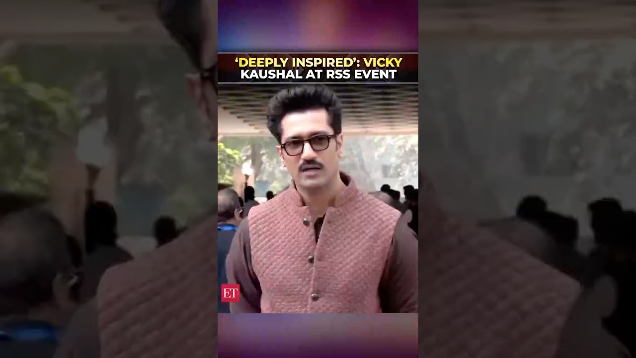 RSS at 100: Vicky Kaushal attends centenary celebration, calls Mohan Bhagwat&rsquo;s speech &lsquo;insightful&rsquo;