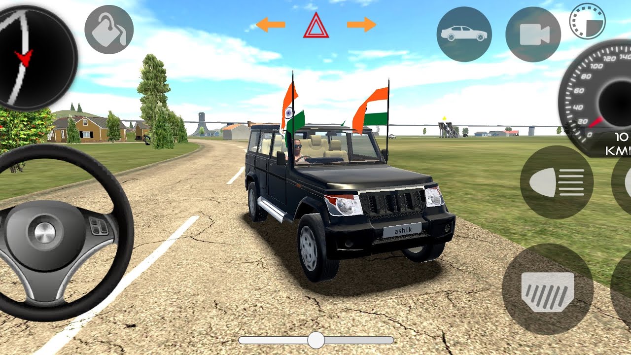 Dollar(song)New Car Simulator 3d Mahindra Green Thar😡Driving-Indian Car Simulator 2025