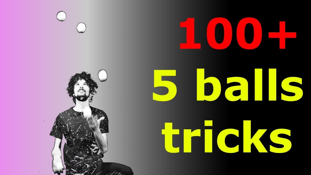100+ 5 ball juggling tricks