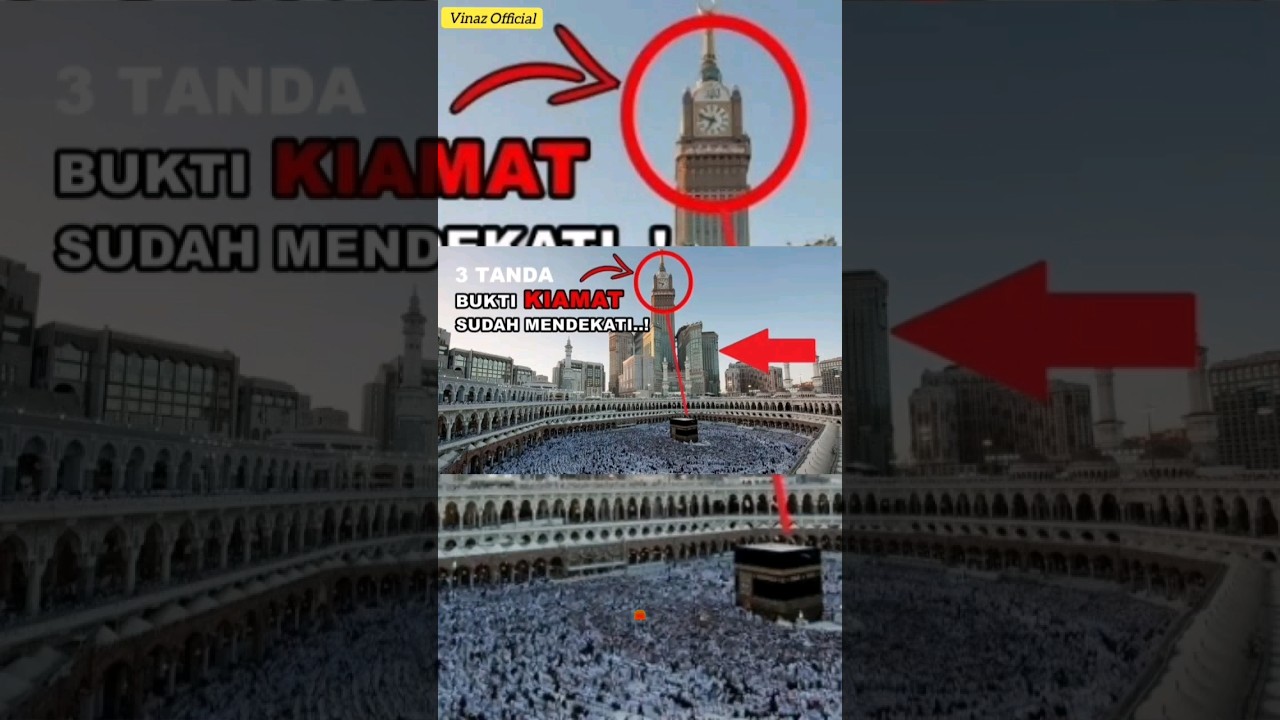 3 Tanda Kiamat Di Mekah yang Sudah Muncul ‼️ #youtubeshorts #tandakiamat #mekkah #subscribe #islam