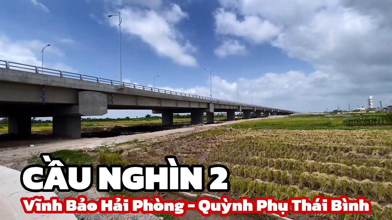 Cầu Nghìn 2 Vĩnh Bảo Hải Phòng Bắc Qua Sông Hóa Quỳnh Phụ Thái Bình Mùa Lúa Chín Khung Cảnh Đẹp Quá