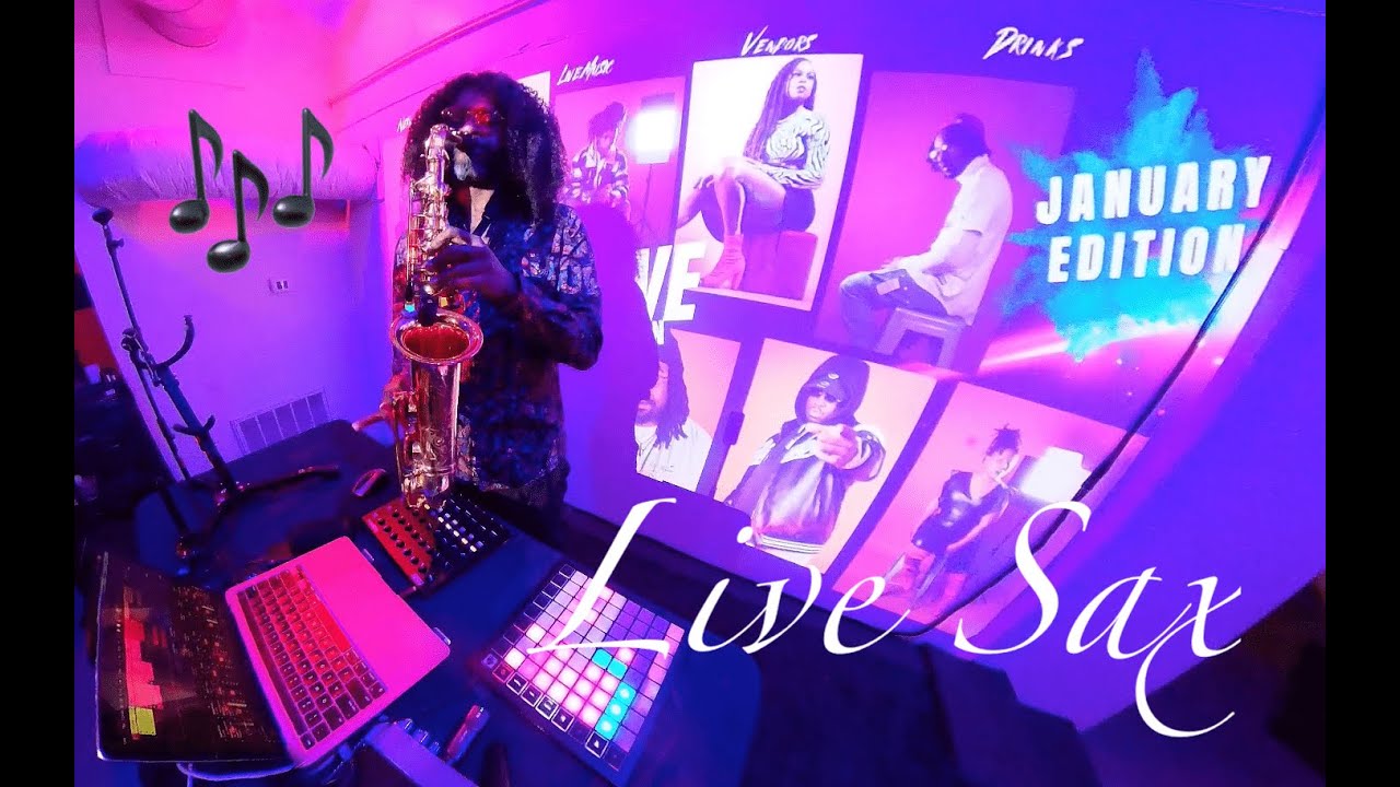 Deep House Saxophone Mix Live Tiny Desk at the Kre8 Place
