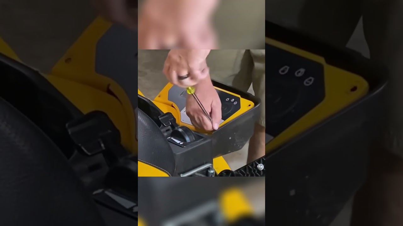 Cub Cadet ZT1: Control Panel Cover Removal     
