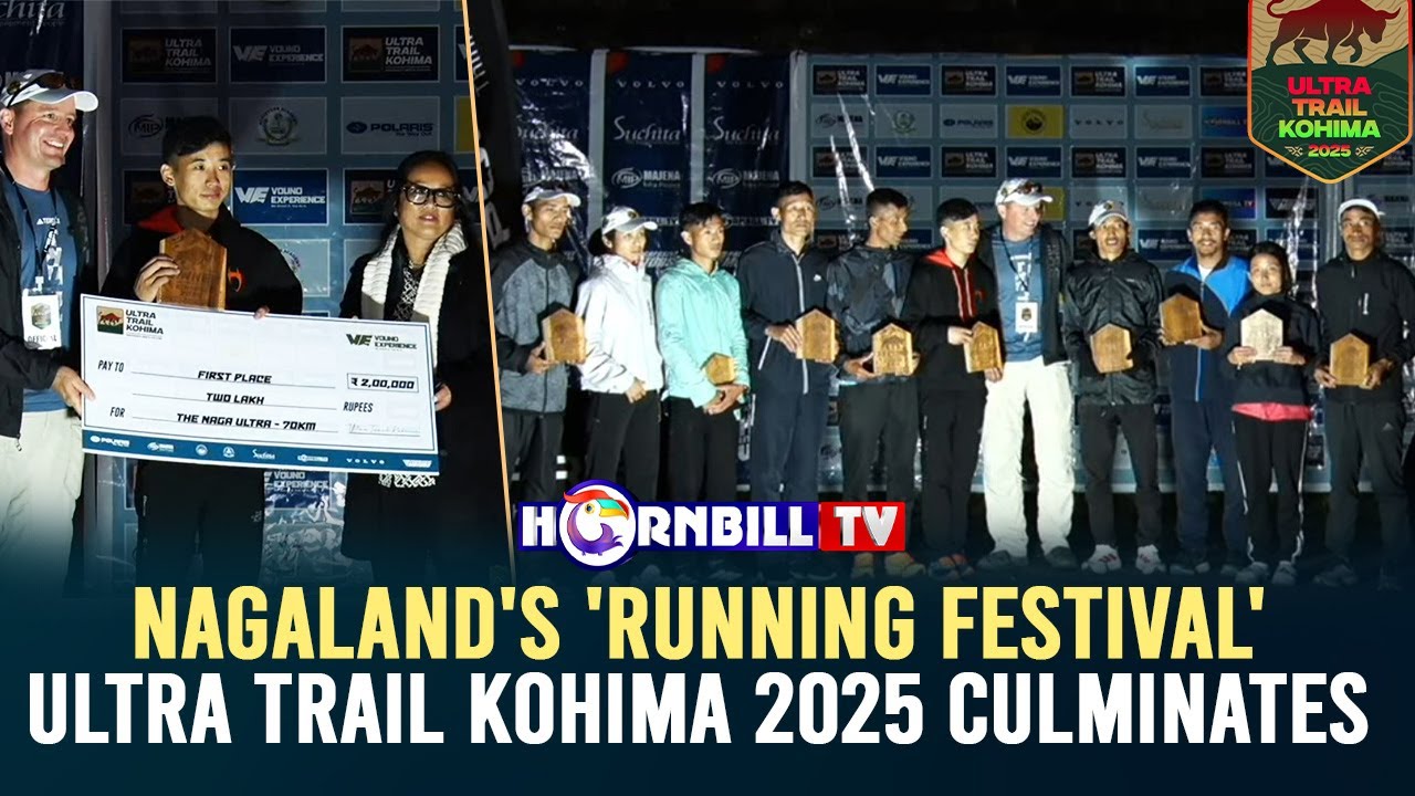 NAGALAND'S 'RUNNING FESTIVAL' ULTRA TRAIL KOHIMA 2025 CULMINATES