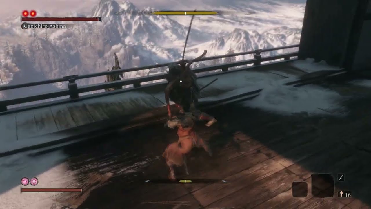 Sekiro VS Genichiro Ashina | Simple Combat using Kusabimaru Sword | Sekiro: Shadows Die Twice