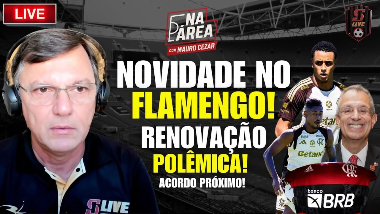 NOVIDADE NO FLA! RENOVA&Ccedil;&Atilde;O POL&Ecirc;MICA! ACORDO! PULGAR PREOCUPA | DEBATE COM MAURO CEZAR #270