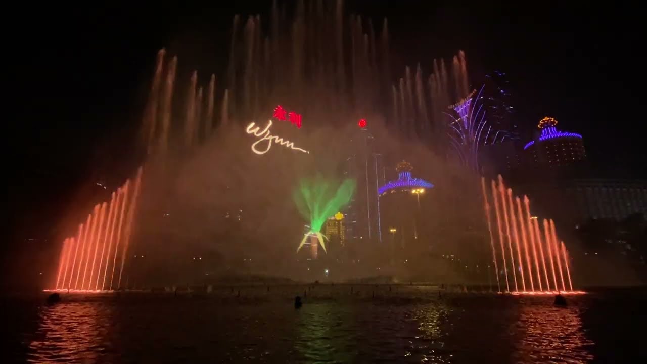 Performance Lake at Wynn Macau - Harry Belafonte - Jump in the Line (Test choreography)