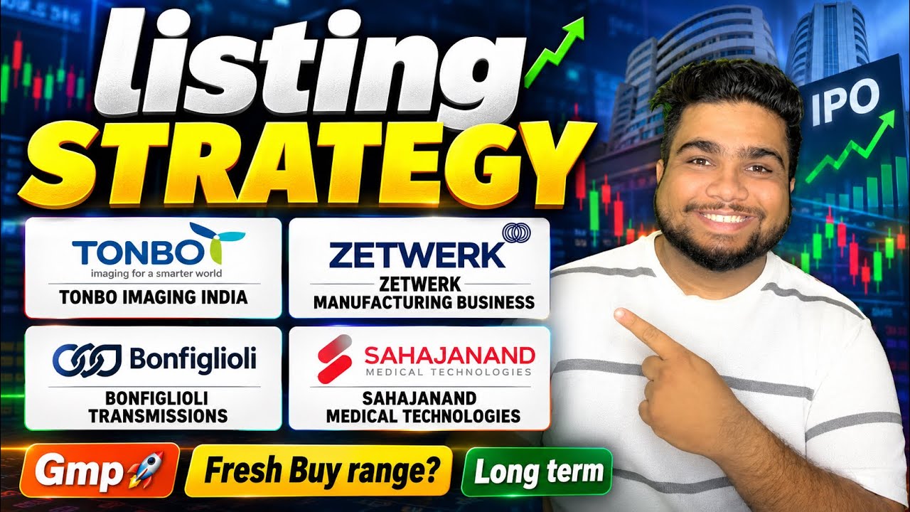 4 IPOs Listing Strategy?🤔| Fresh Buy Range?📈| GMP🔥| bonfiglioli ipo | tonbo imaging ipo | zetwerk 