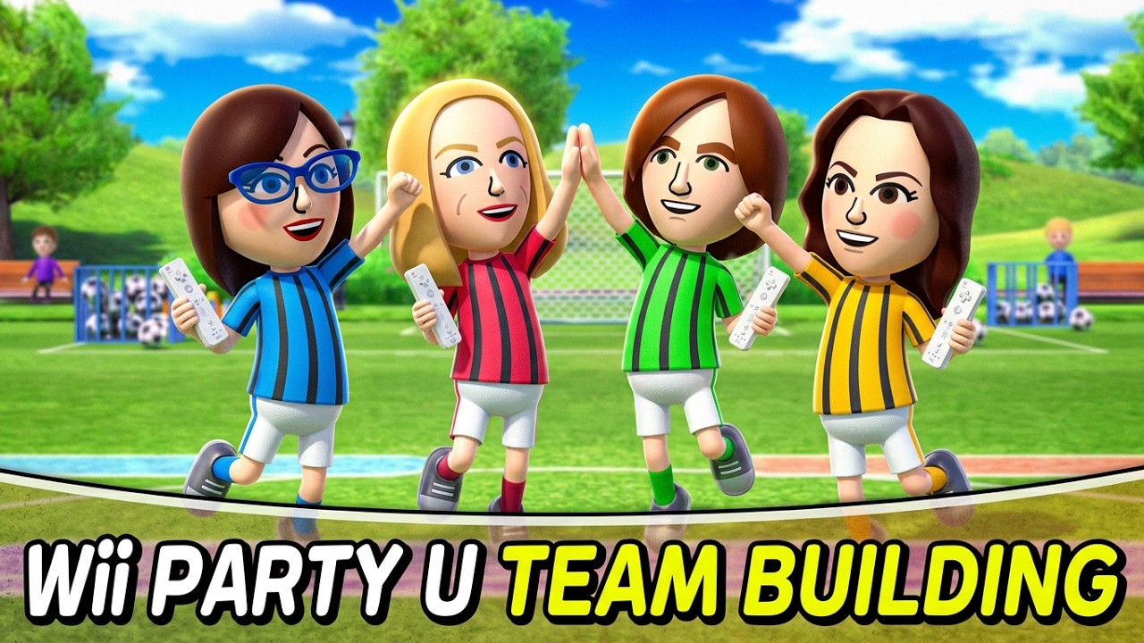 Wii Party U - Team Building (Play movies 02)
