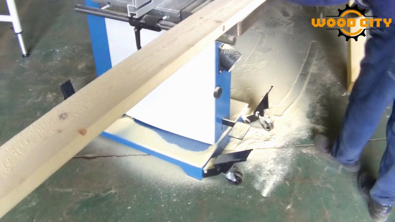 Heavy duty woodworking band saw with sanding components