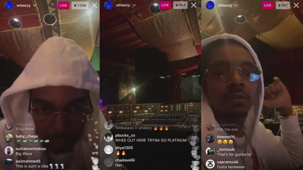 Wheezy Shows Off New Beats 🔥🌊