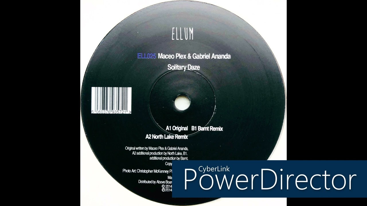 Maceo Plex & Gabriel Ananda • Solitary Daze (Barnt Remix) (2014) (Reissue 2022)