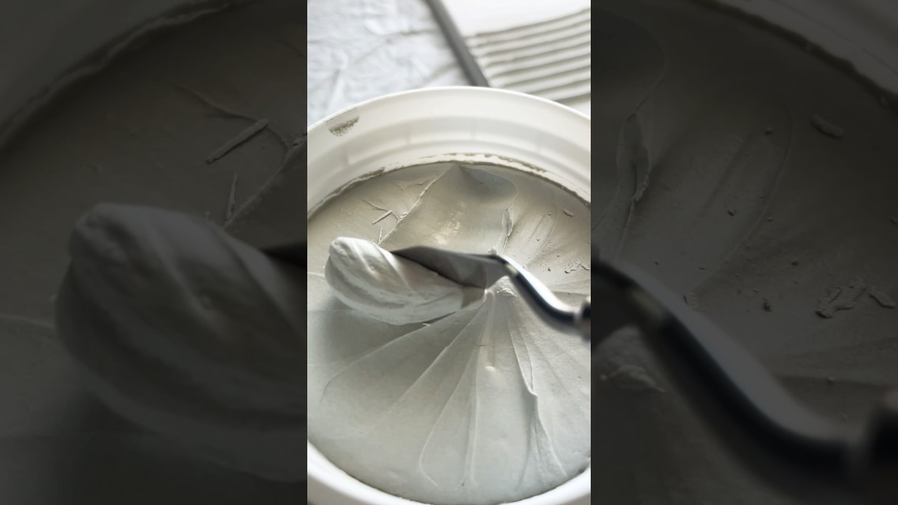 How to make texture? Sometimes I use All Purpose Joint Compound (premixed) #texturedart #art #diy