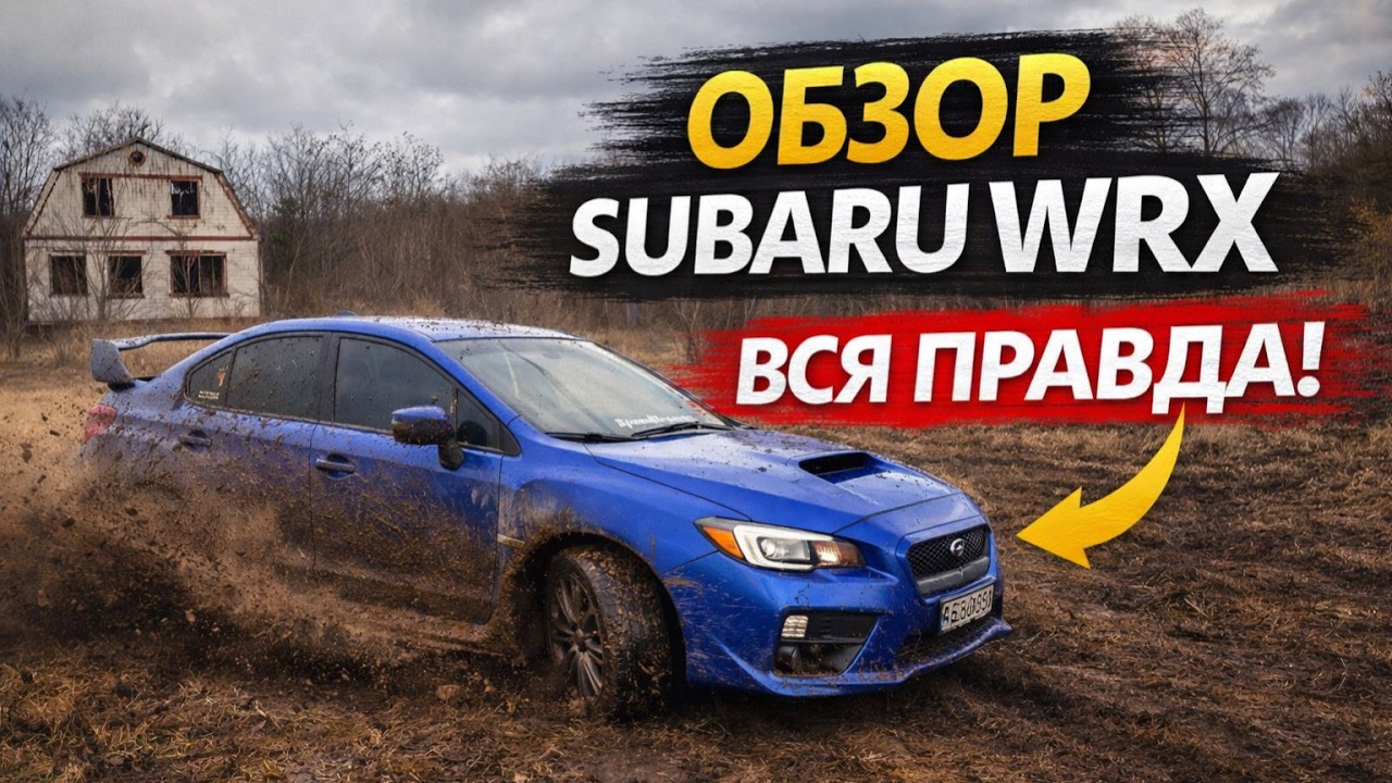 SUBARU WRX — Вся правда от владельца! Дрифт, поле и миф про 4 цилиндр