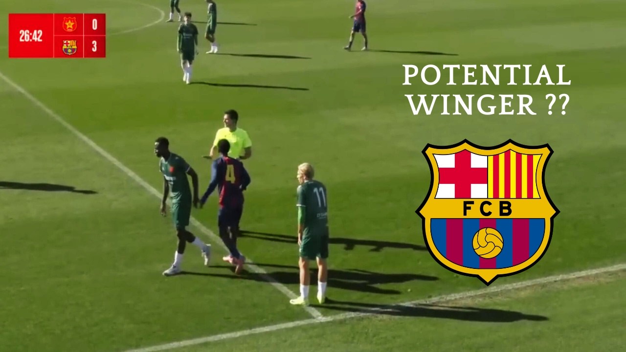 Alex Gonzalez Yanez VS Barcelona U 19 - Welcome To Barcelona