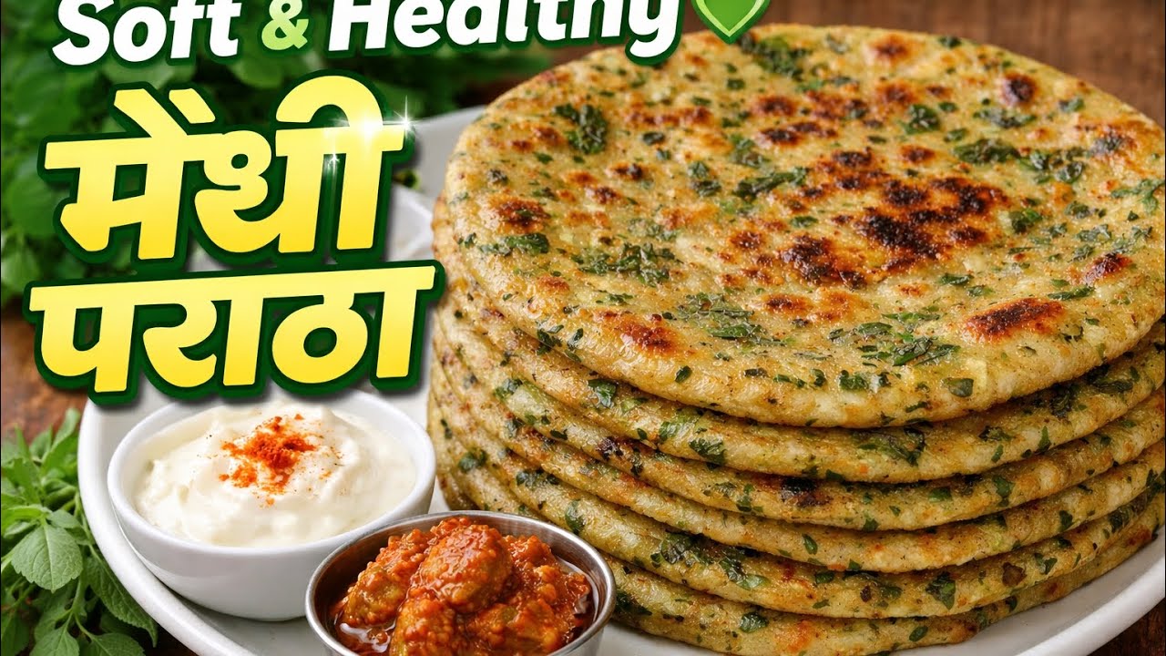Soft & Healthy Methi Paratha 💚 | Easy Recipe#MethiParatha#HealthyRecipe#pratha #silentspoon 
