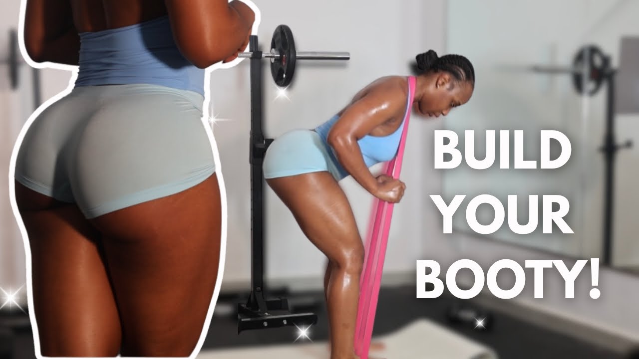 Instant GLUTE Pump At Home With Resistance Bands Only! | NO EQUIPMENT 