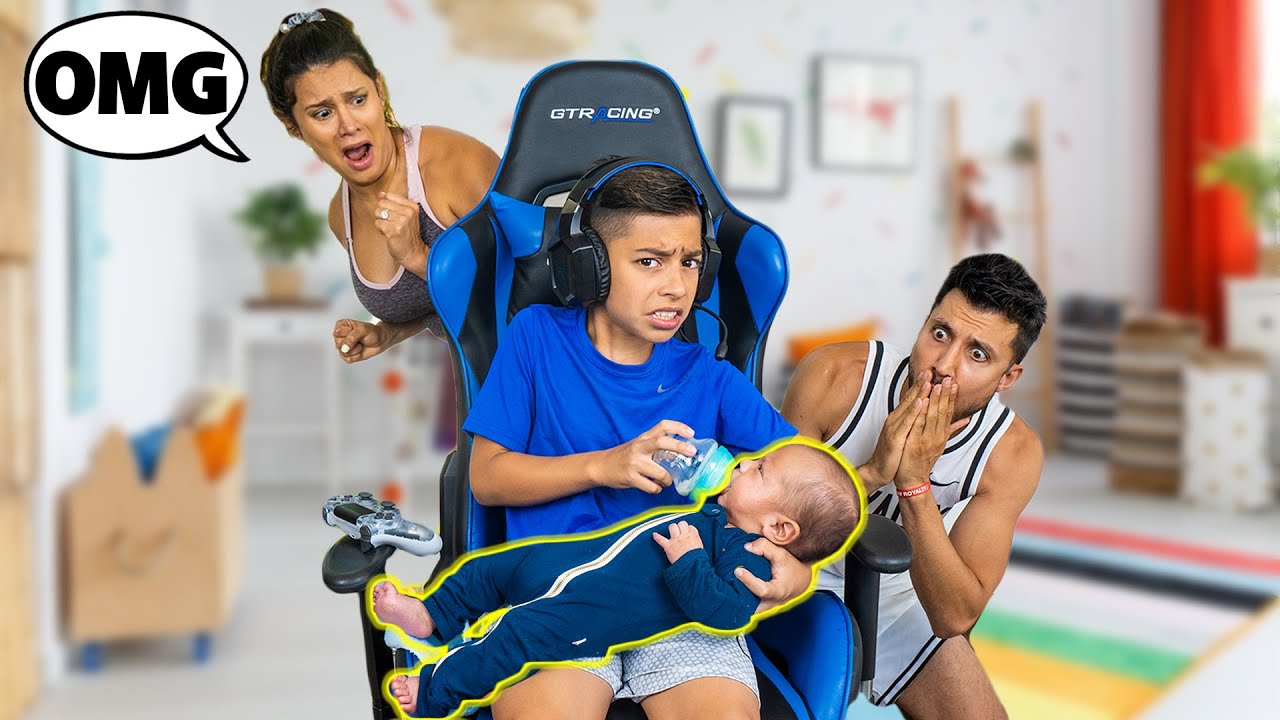 Ferran BABYSITS His BABY BROTHER For The FIRST TIME!! | The Royalty Family