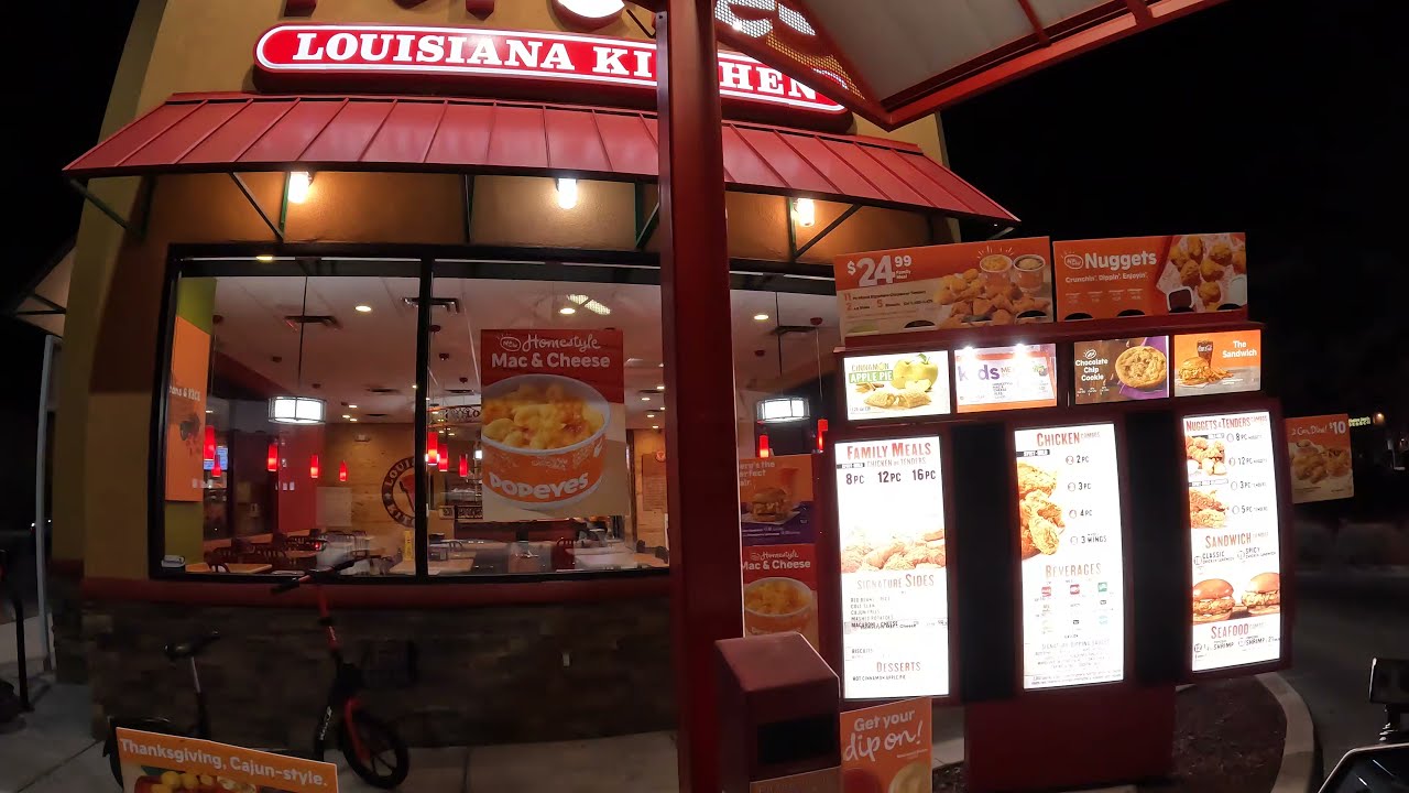 Popeyes Drive-Thru, Chicken, Red Beans & Rice, Fries, Diet Pepsi, Campbell Ave, Tucson, Arizona, GFH