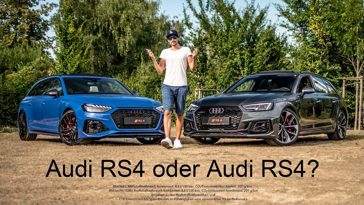 Audi RS4 (B9) VS Audi RS4 Facelift (B9.2) im direkten Vergleich