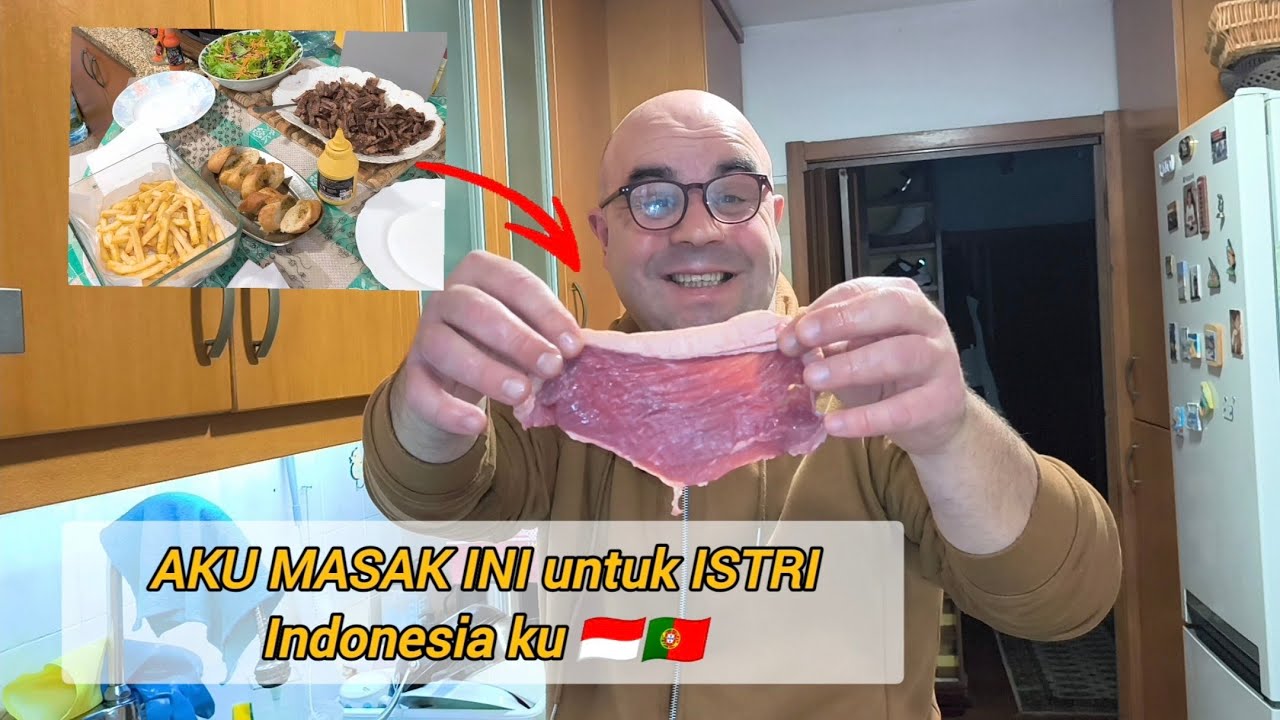 Готовлю для жены 🇮🇩, ем говяжью спинку 👍🏽