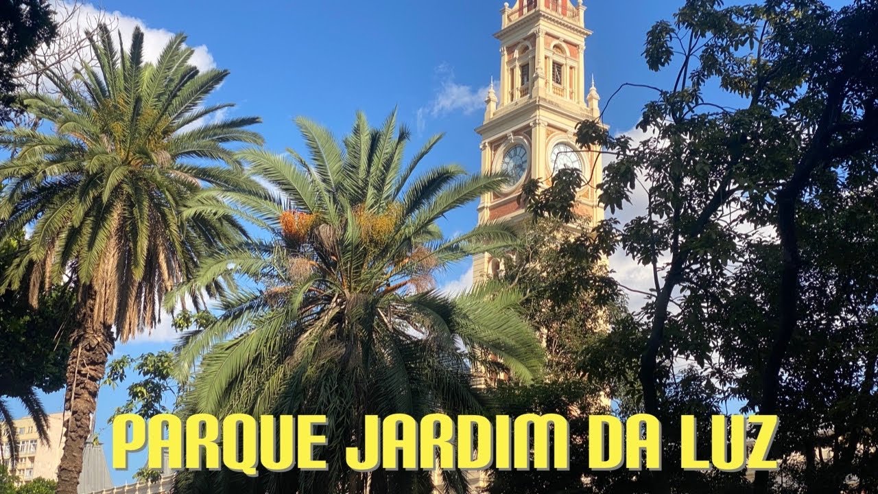 Parque Jardim da Luz & Luz Station, São Paulo, Brazil