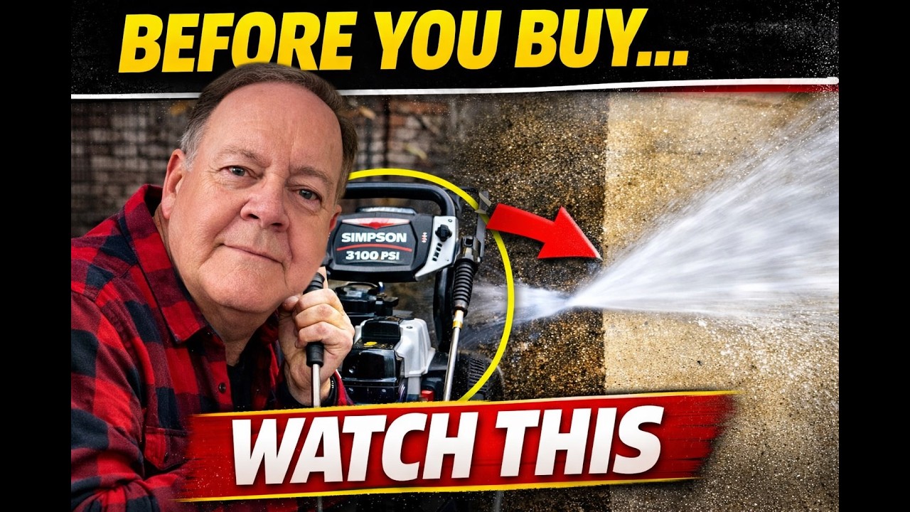 Simpson 3100 PSI Pressure Washer First Run &ndash; Startup & Performance Test with Papa Knows Stuff